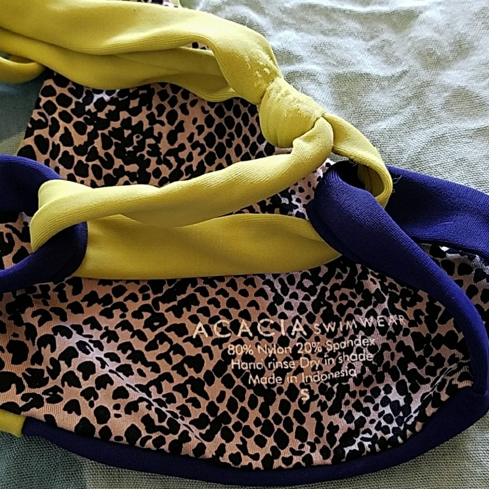 Acacia indigo lilikoi biarritz ho'okipa bikini set - Picture 7 of 8